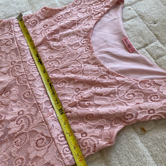 Pink Lace Maternity Dress - Picture 6 of 6